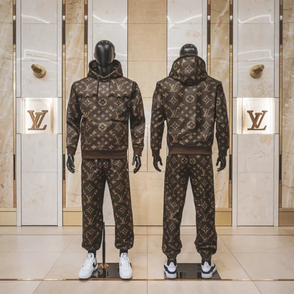 Set 2 Pezzi Invernale Louis Vuitton - Marrone